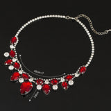 TOP Pendants Necklace For Women Exquisite Rhinestone Pendant Necklace Fashion Collar Jewelry red carpet necklace 