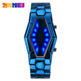 Top Luxury Skmei 1082 Snake Headh Blue/Red Led Watches Men Novelty Designer Men's Military Relogio Masculino Wristwatches