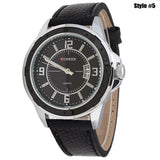 Men Watches Top Brand Luxury Wristwatches Men Military Leather Sports Watch Auto Date