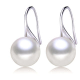 Top Quality Natural Genuine Cultured Freshwater Pearl Earrings Jewelry Girls' Favorite Gifts For Bridesmaid