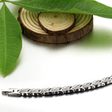 Tungsten Steel Women's Health Energy With Magnetic Stone Bracelet Female CZ Diamond Bracelets Bangles In Jewelry For Women