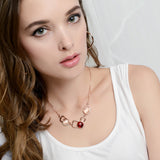 Viennois More Color Crystal Choice Statement Chain Pendant Necklace For Women Jewelry New accessories