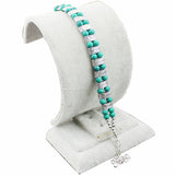 Vintage Look Tibetan Alloy Antique Silver Plated Delicate Bohemia Turquoise Cuff Bracelet 