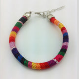 Vintage Bohemian Handmade Multicolor Knitted Ribbon Bracelets Ethnic pulseira For Women Men Wristband Jewelry bijoux