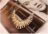 Vintage Choker Statement Necklaces for Women 2016 Bijoux Enamel Geometric Choker Collares Collier Fashion Jewelry Maxi Necklace