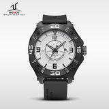 WEIDE Brand New Universe Series Quartz Watch Wristwatches Silicone Band Analog Calendar Display Waterproof Suitable For Diving