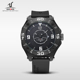 WEIDE Brand New Universe Series Quartz Watch Wristwatches Silicone Band Analog Calendar Display Waterproof Suitable For Diving