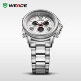 WEIDE Luxury Brand New Fashion Wrist Watches For Men Dress Sports Digital Watch With Back Light 3ATM Waterproofed