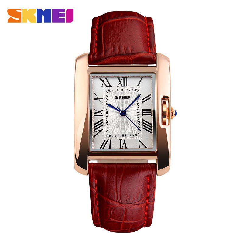Watch Women Elegant Retro Watches Fashion Casual Brand Luxury Quartz Clock Female Leather Women's Wristwatches