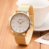 Watch Women Watches Brand Luxury Gold Stainless Steel Quartz Wrist Watch Clock Hours