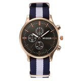 Watches Men Luxury Brand Rose Gold R-watch Nylon Strap 40 mm Men Wristwatches Fashion Quartz watch Relogio Masculino