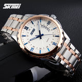 Watches men luxury brand Skmei quartz watch men full steel wristwatches dive 30m Fashion sport watch