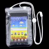 Waterproof Dry Bag Mobile Phone Case Transparent With Scrub
