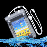 Waterproof Dry Bag Mobile Phone Case Transparent With Scrub