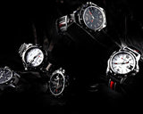 Waterproof CURREN 8104 Men Fashion Sports Quartz Watches Leather Strap Men Watch Military Wristwatches