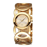 WEIQIN Brand Magic Luxury Rose Gold watch Full stainless steel woman Fashion OL Lady Commercial Watches