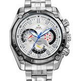 WEIDE Brand Business Casual Style Original JAPAN Movement Quartz Watch 30m Waterproof Men Dress Wristwatches