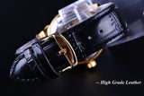 Winner Royal Diamond Design Black Gold Watch Montre Homme Mens Watches Top Brand Luxury Relogio Male Skeleton Mechanical Watch