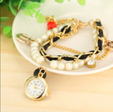 Women Fashion Watch Bracelet Vintage Watch Rudder Anchor Lady dress Wristwatches