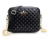 Women Bag Fashion Women Messenger Bags Rivet Chain Shoulder Bag High Quality PU Leather Crossbody