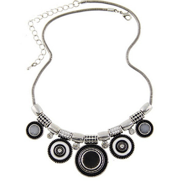 Women Choker Necklace Fashion Charms Rhinestones Chunky Statement Necklace Collares Jewelry