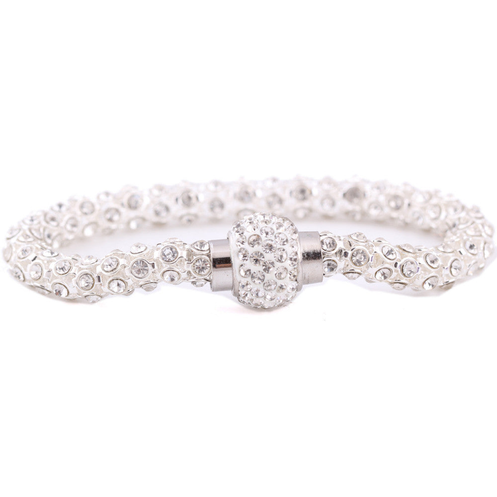 Women's Silver Crystal Bracelet Best Design Fashion Bracelets For Women