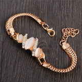 Wonderful design jewelry 13 Style 18k Gold Filled charming Opal Austrian crystal Bracelet for Women gifts