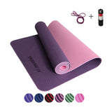 Yoga TPE Mats for Fitness Genuine Slip Yoga Mat 6mm Longer Beginner Thick Yoga Mats