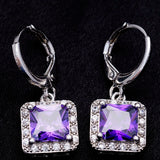 New Hot Sale Gold Plated Zircon Gem Big Brand earrings Small Dangler for Women Fashion Jewelry