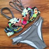 Bikini set sexy Beach Swimwear Printed swimsuit women swimwear bathing suit bikini