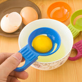 Egg white yolk device yolk separator practical 10*6cm Random color Egg Dividers Vitellus kitchen cooking tools