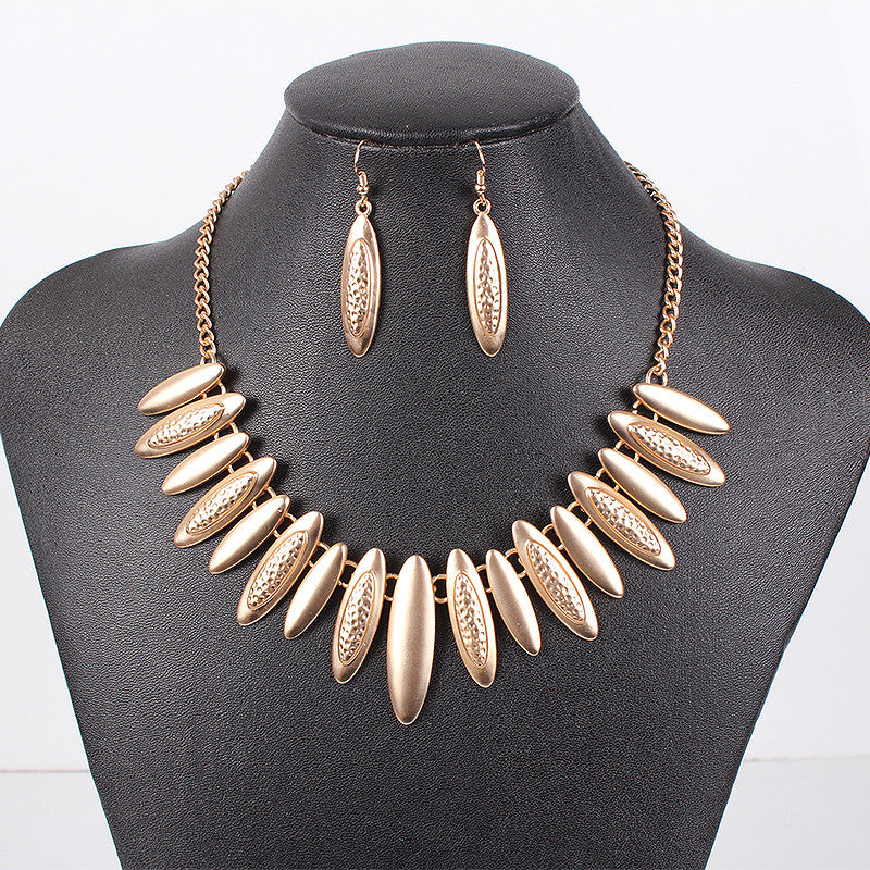 Fashion Jewelry Sets Punk Style High Quanlity Gold Necklace Party Jewelry