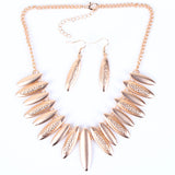Fashion Jewelry Sets Punk Style High Quanlity Gold Necklace Party Jewelry