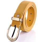Fashion Leather women belt high quality Metal buckle cowhide leather belts for women