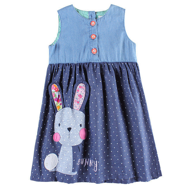 Girl dress sleeveless girl party princess kids dress for girls clothes fashion novatx brand kids clothes cotton baby dress