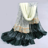 Hot sell fashion Totem female thin long design cotton scarf women's autumn and winter bali yarn oversized beach towel