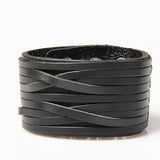 Leather bracelet high quality punk cowhide bracelet fashion jewelry 100% genuine leather handmade jewelry