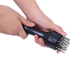 Meat tenderizer Loose meat white/black stainless steel needle eco-friendly 20X5cm mincer kitchen helper cooking tools