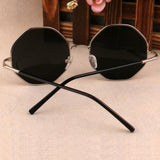 new fashion sunglasses for men women Classic Hexagon color film retro sun glasses brand vintage band sunglasses