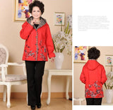 New arrival embroidered middle-age women jackets mother clothing spring and autumn