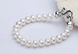 new fashion charm bracelet for women top quality 8-9mm natural freshwater pearl bracelet 17.5cm 