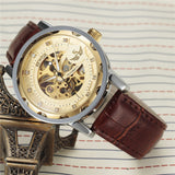 new fashion sewor brand design sport luxury male clock man mechanical hand wind military business wrist skeleton watch