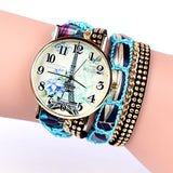 popular fashion design iron tower Ladies Watches casual style bracelet watch women's apparel Geneva watch brand long chain