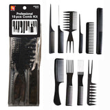 Professional salon hair comb 10pcs/set