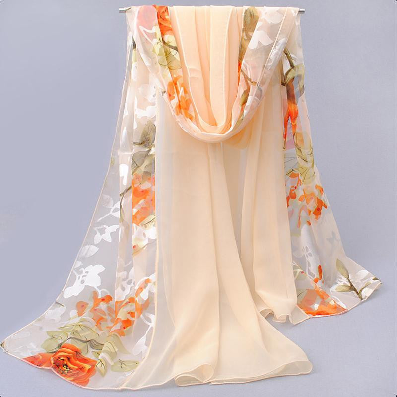 shawls and scarves dots hot women fashion style spring autumn gentlewomen silk burnt out raw women's scarves multicolor