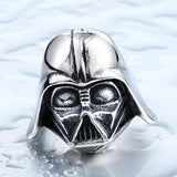 steel soldier Star Wars Darth Vader mask shape ring High Quality 316L STAINLESS Steel men jewelry
