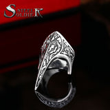 steel soldier vintage Punk olecranon Ring menStainless Steel personality exqusite Jewelry Ring