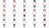 Famous Brand Luxury fashion dress Watches Men Women Fabric Strap silver case Sport watch Military Quartz Wristwatch