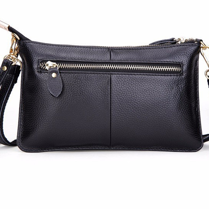 Top quality 100% genuine leather cowhide envelope women clutch bag evening bags party handbags