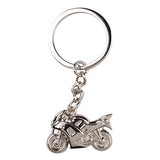 Metal Silver Cool Motorcycle Keychain